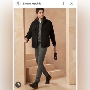 Banana Republic Slim City Pant in Skyline Grey